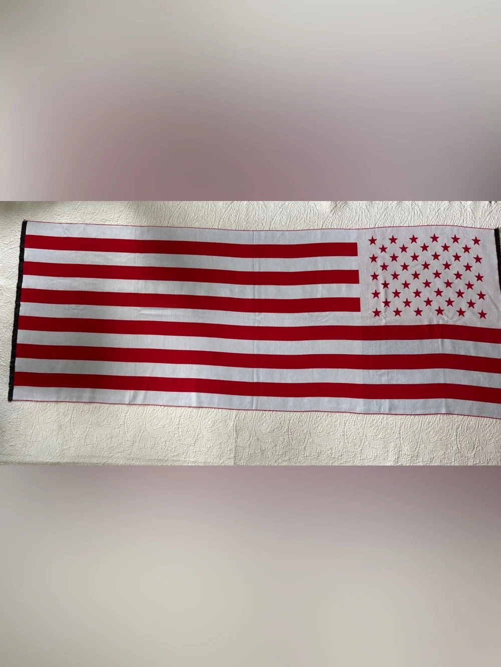 American Flag Throw/ Blanket - Red, White & Blue.  Fourth of July!!!